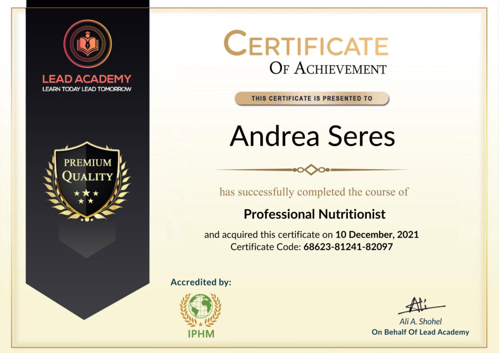 certificate-professional-nutritionist